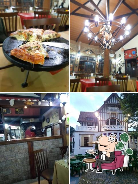 O interior do Cassino Pizzaria