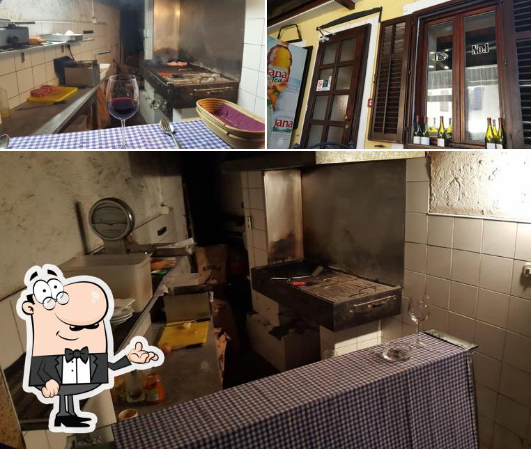 Gli interni di Oštarija Osojnak