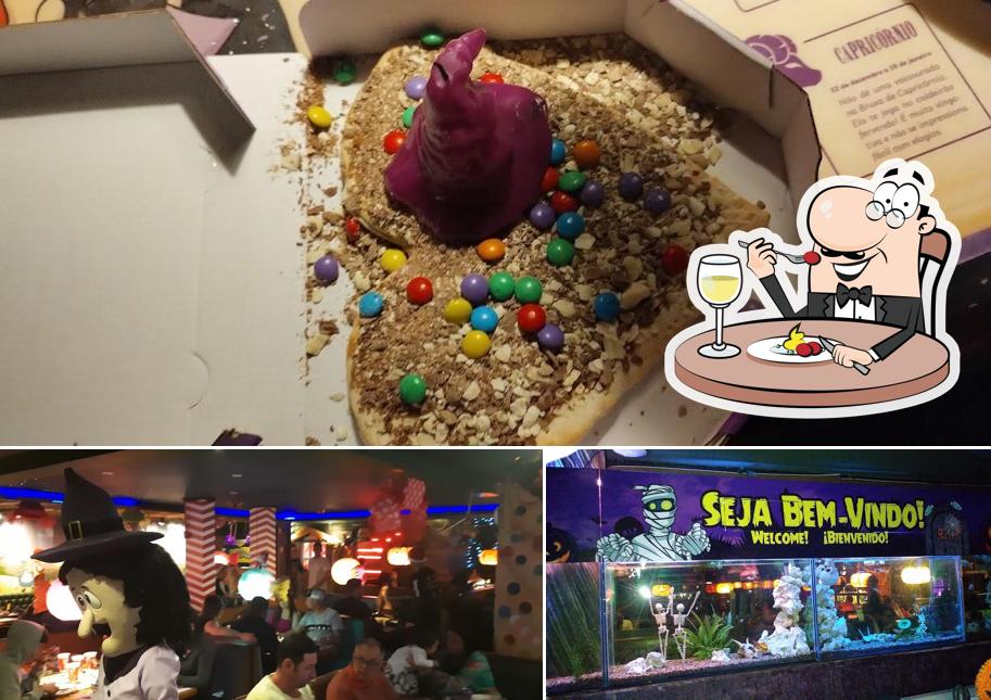 Platos en Toca da Bruxa Pizzaria Temática