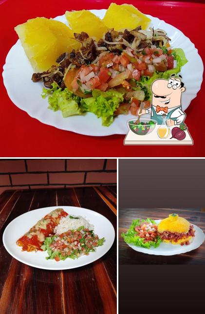 Salada de beterraba em Tapioca Arretada