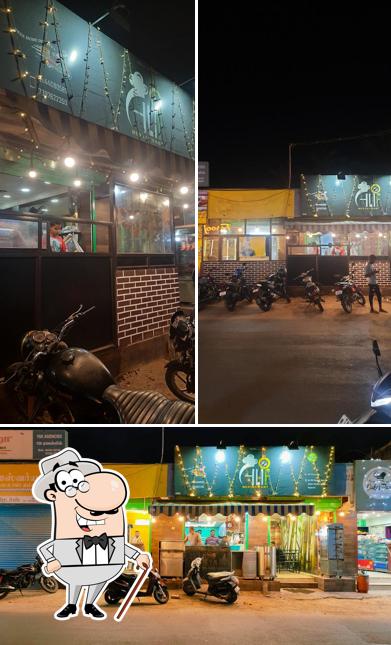 The exterior of Alif Restaurant