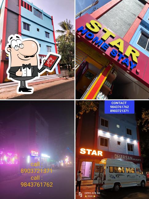 Check out how STAR HOME STAY A/C - HOUSE FOR RENT, HOTEL, STAY looks outside