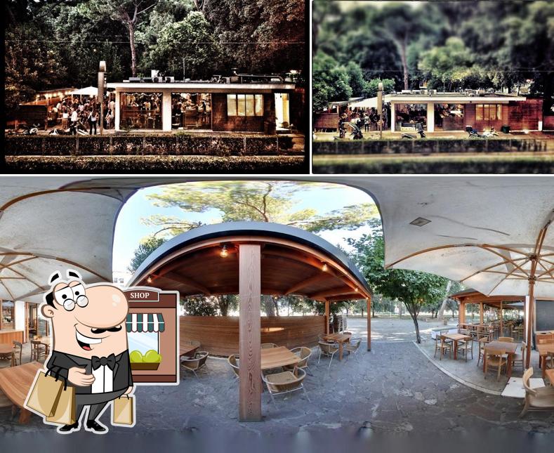 Dai un’occhiata alla immagine che raffigura la esterno e interni di Treebar