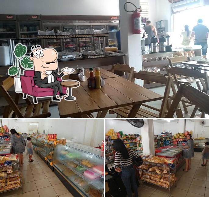 Veja imagens do interior do Panificadora Rocha