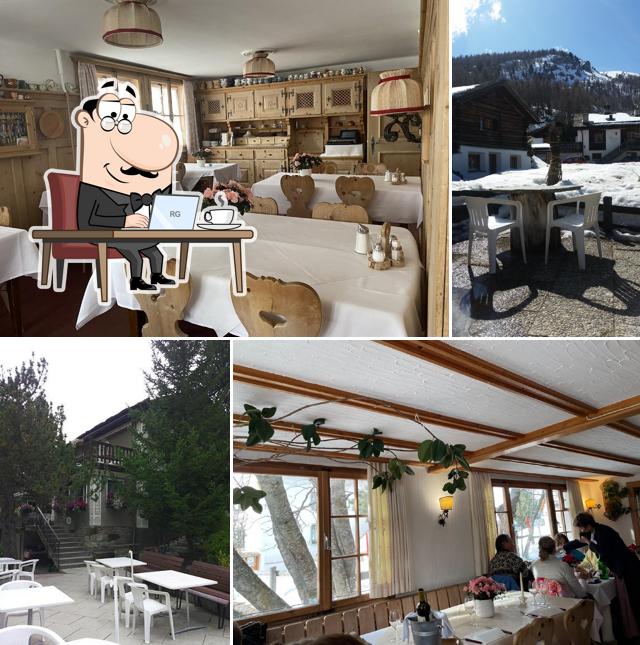 Dai un'occhiata agli interni di Pension & Restaurant Crasta