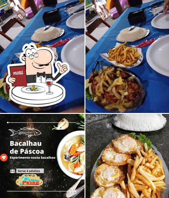 Platos en Restaurante Casa do Peixe V - Olímpia