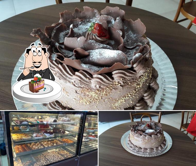 Bolo de chocolate em Panificadora Imperial