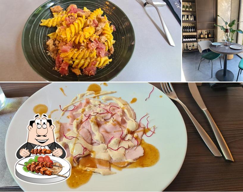 La immagine di cibo e vino da CHER Wine Bar Experience