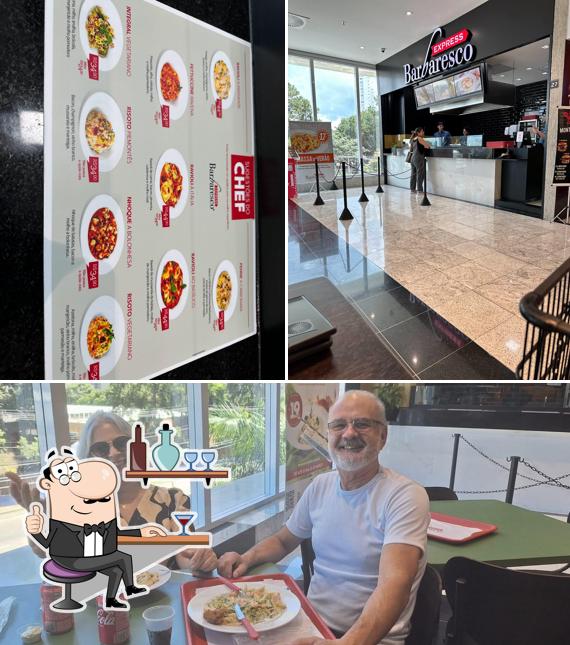 O interior do Barbaresco Express Tauste Colinas