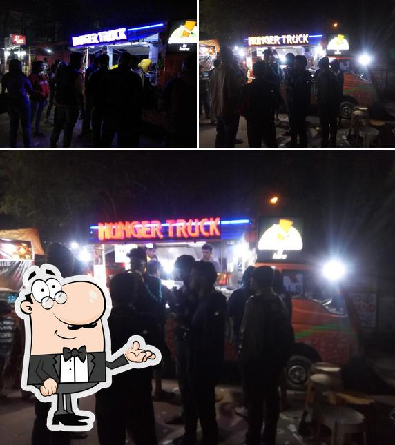 The interior of Hunger Truck,Food Truck