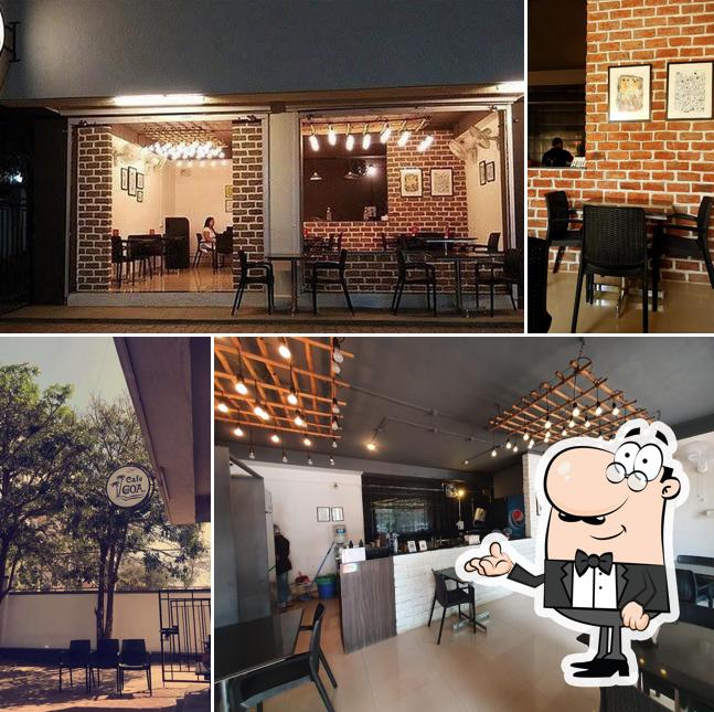 The interior of Cafe Goa