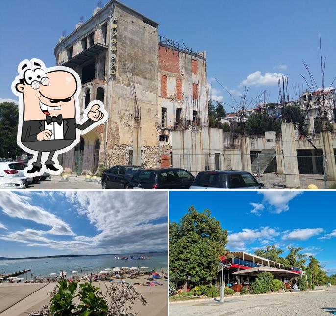 Gli esterni di SABBIA Restaurant, lounge bar & night club