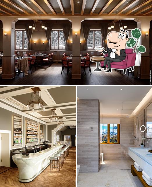 Gli interni di GRACE LA MARGNA ST MORITZ, an SLH Hotel