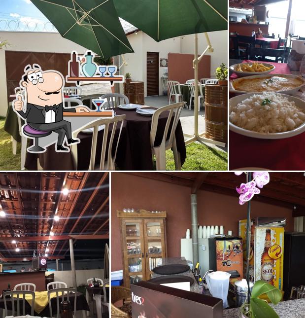 O interior do Maria Parmegiana em Uberaba