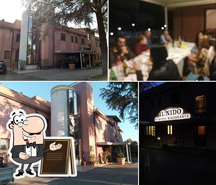 La parte esterna è una caratteristica importante di Hotel Ristorante Il Nido di Aprilia