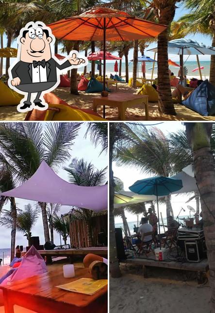 O interior do Barraca Ronco do Mar Cumbuco