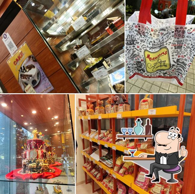 The interior of Merwans Cake Stop