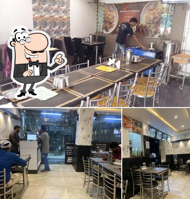 Take a seat at one of the tables at Best Biriyani Restaurant in Teynampet, Annasalai, chennai