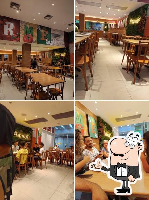 Veja imagens do interior do Parmê