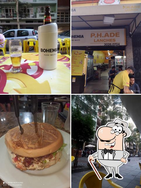 O exterior do P.h.ade Lanches