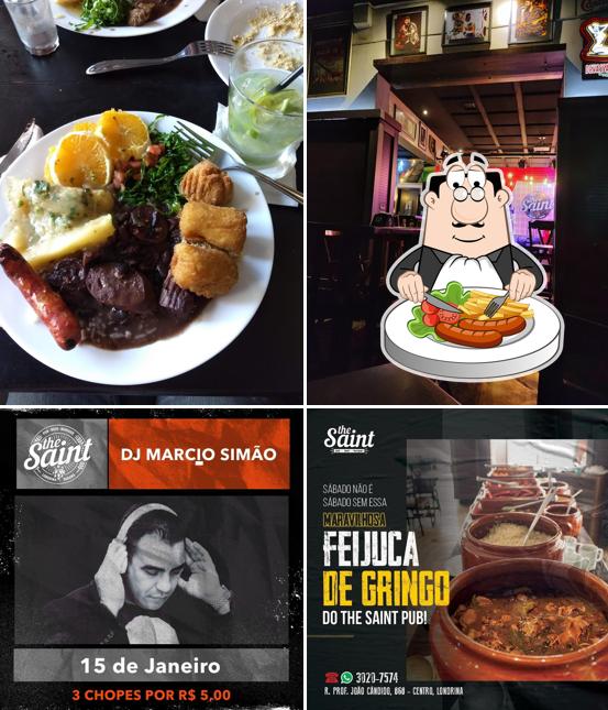 Comida em The Saint Pub