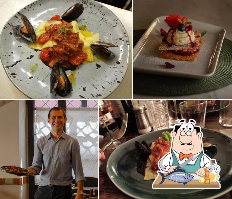 Salmone grigliato al La Grotta Pisa