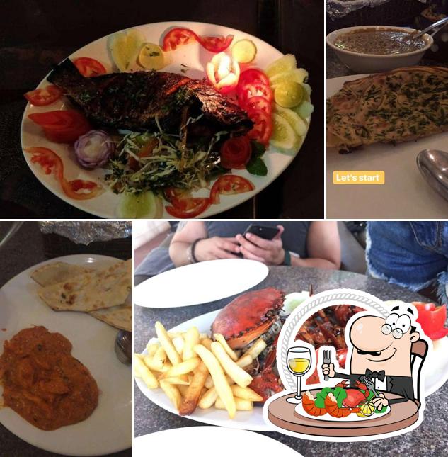 Order seafood at Angry Sardar