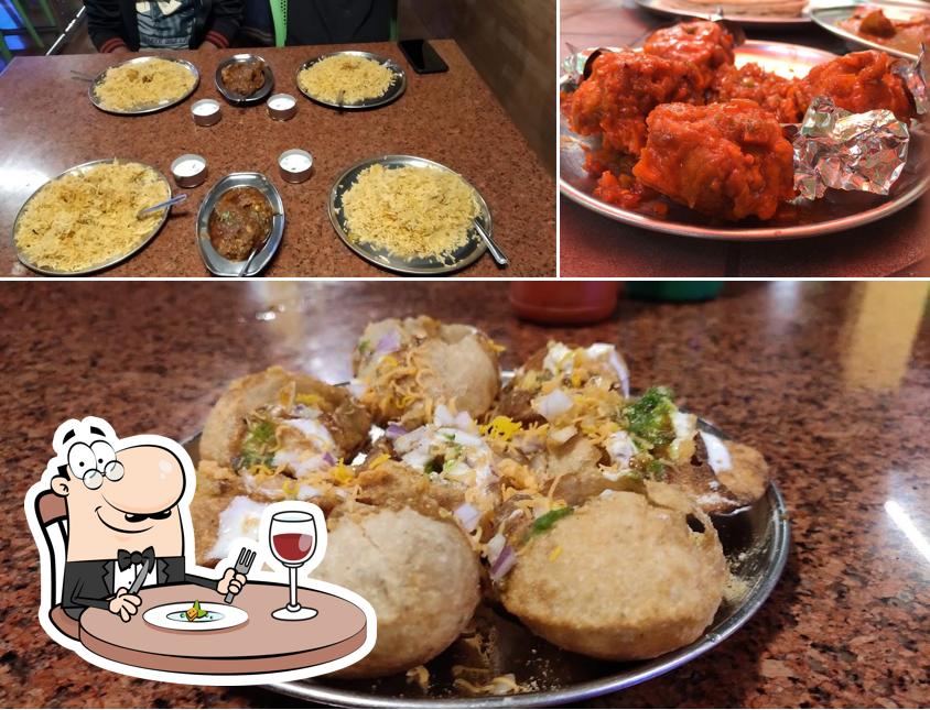 Food at The Hexagon Restaurant