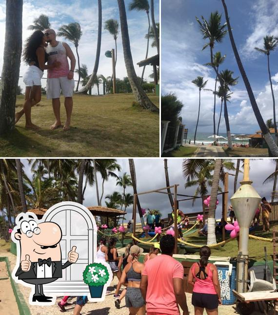 Descubra a área externa do Barraca Araruama