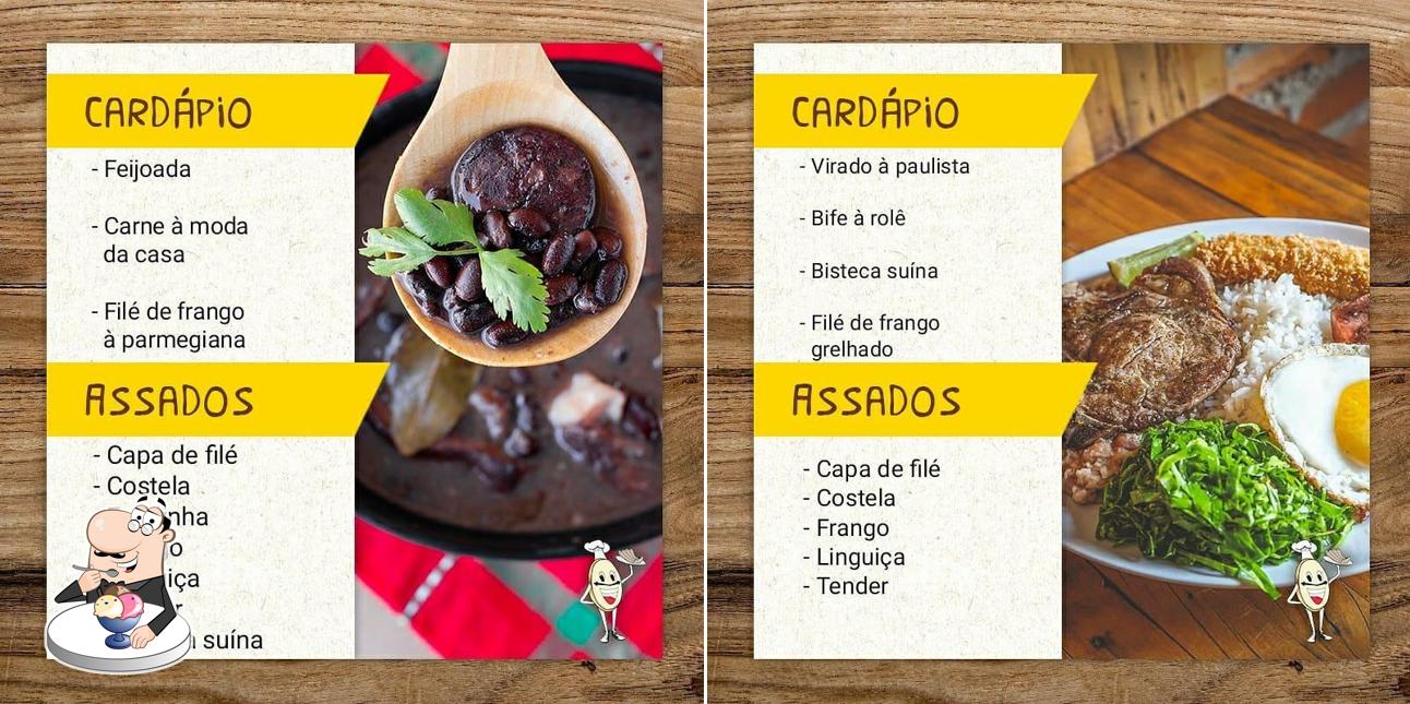 Restaurante Da hora oferece uma gama de pratos doces