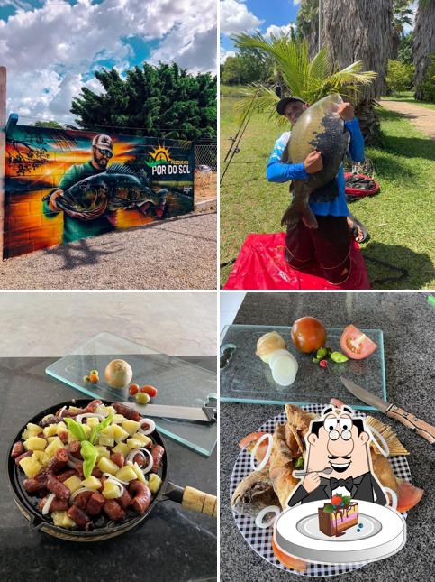 Bolo de chocolate em Recanto Do Sol Pesca e Lazer