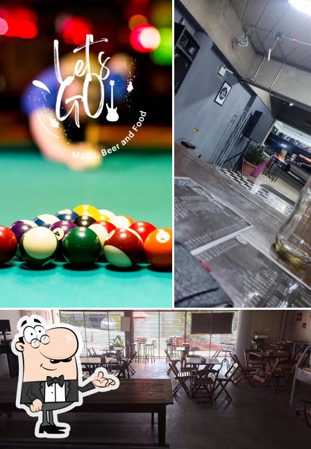 O interior do LETS'GO MUSIC, BEER AND FOOD - Restaurante, Dogueria e Espeteria