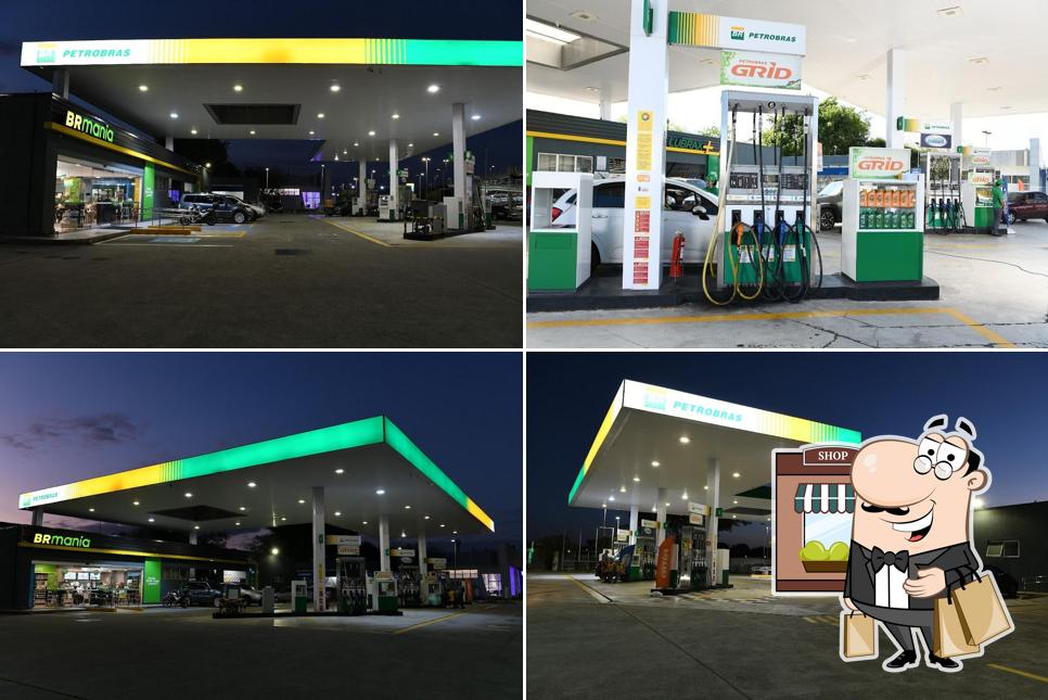 O exterior do Posto Petrobras