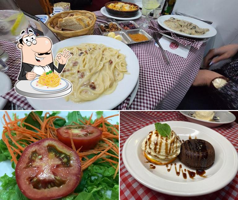 Espaguete carbonara em Cantina Família Giovanni
