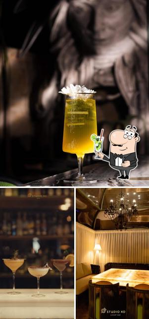 Enjoy a beverage at Studio XO Bar Kanpur