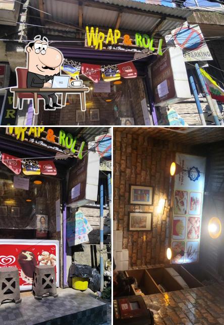 The interior of WRAP N ROLL