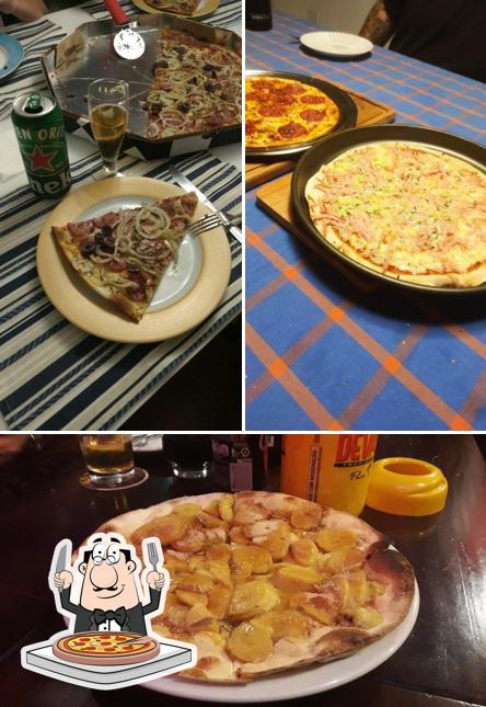 No Os Renatos, você pode provar pizza