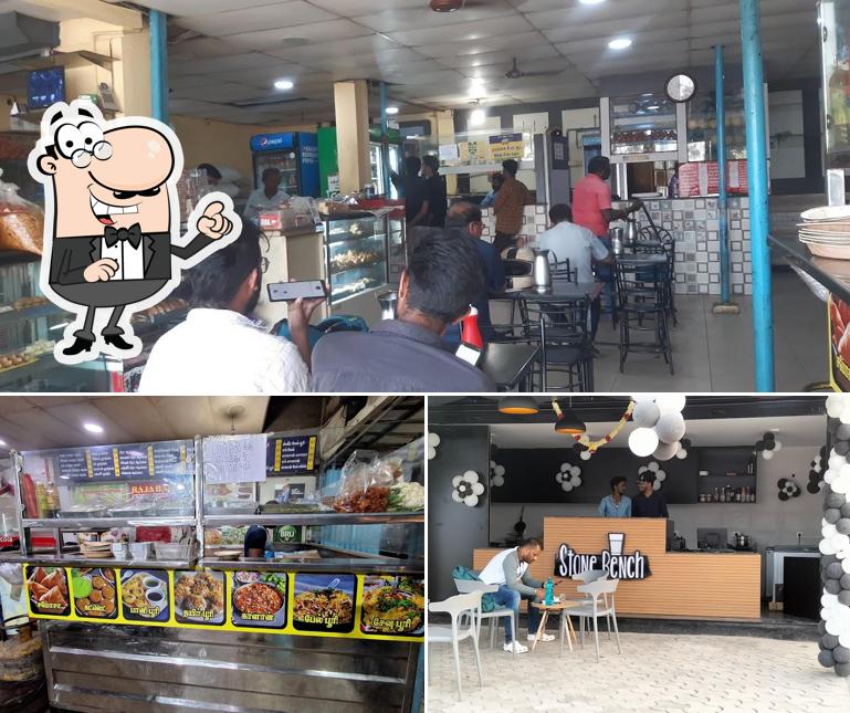 The interior of Raja Bakery