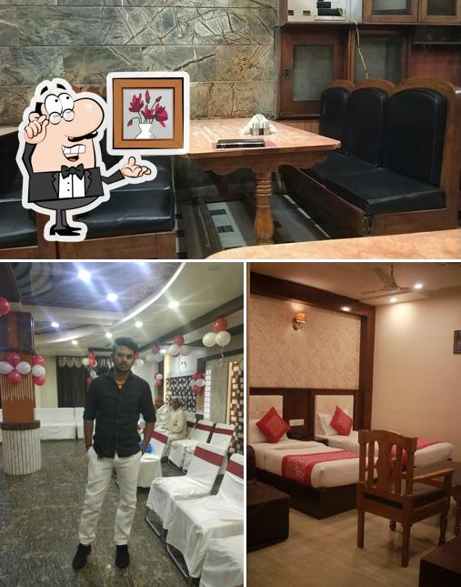 The interior of Rahil Restaurant