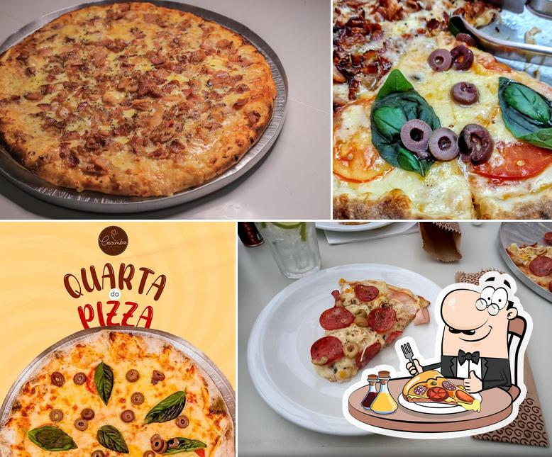 Peça pizza no Cacimba Sorvetes