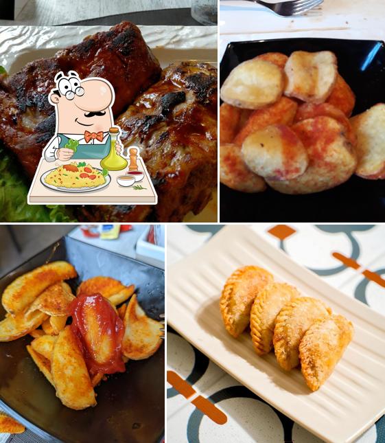 Cibo al Officina dell'hamburger