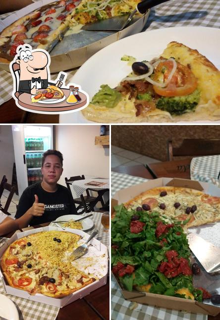 Escolha pizza no Parmegiana Pizzas