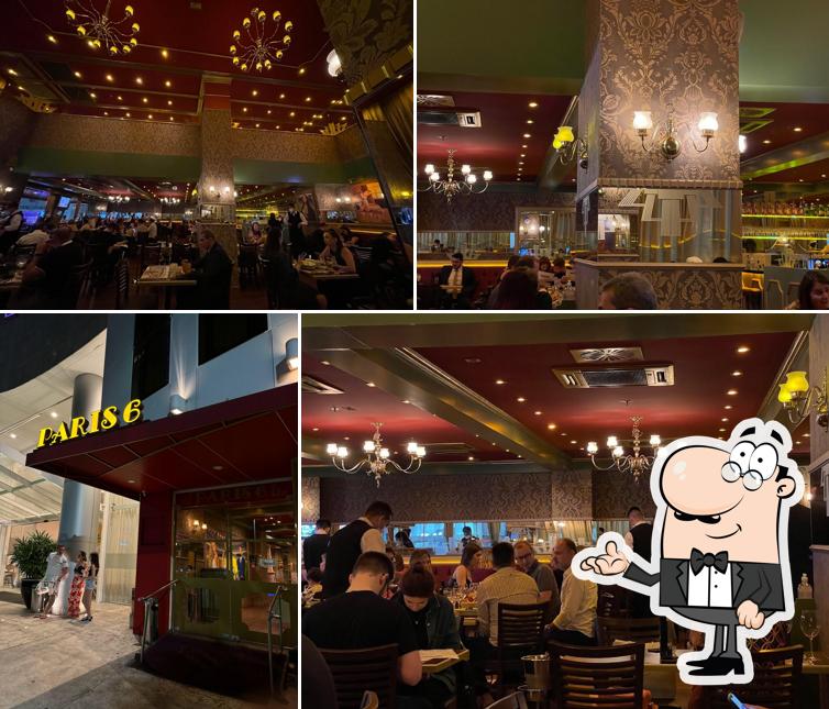 Sente em uma das mesas no Bistrô Paris 6 Balneário Camboriú