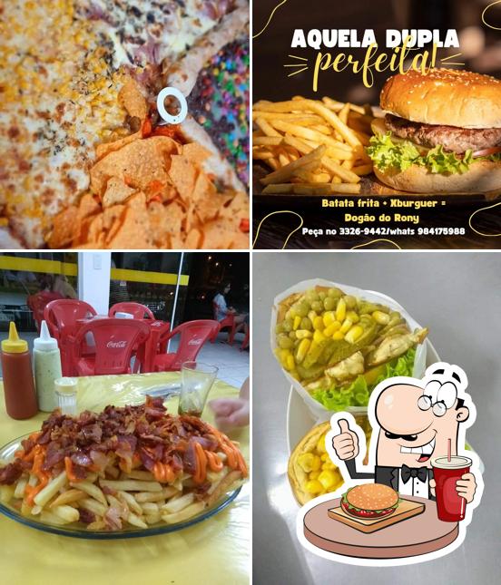 Hambúrguer em Dogão do Rony