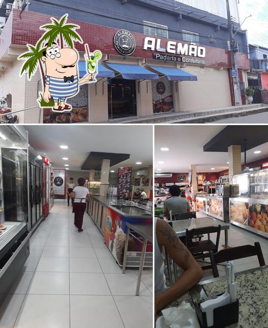 Here's a pic of ALEMAO Padaria e confeitaria
