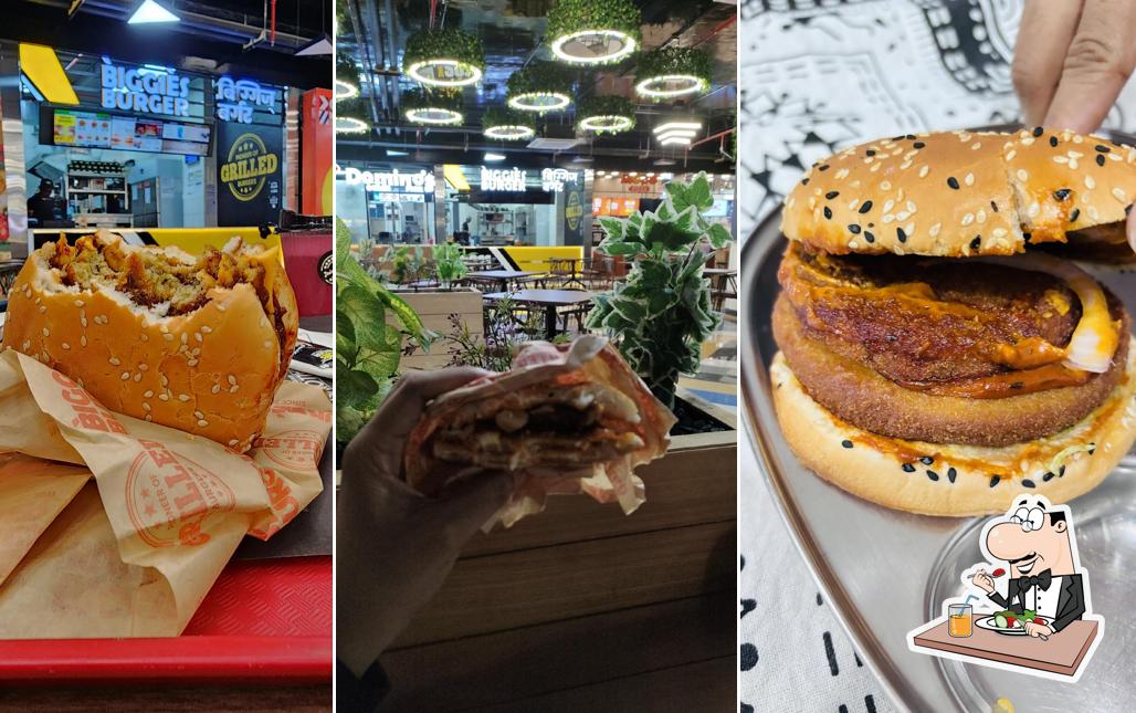Food at Biggies Burger: Elpro Mall