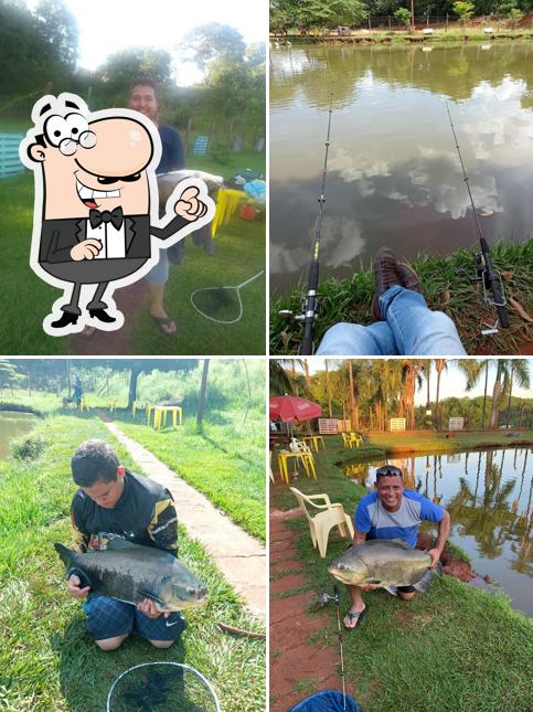 Desfrute da vista do exterior Pesqueiro Shopping Do Peixe