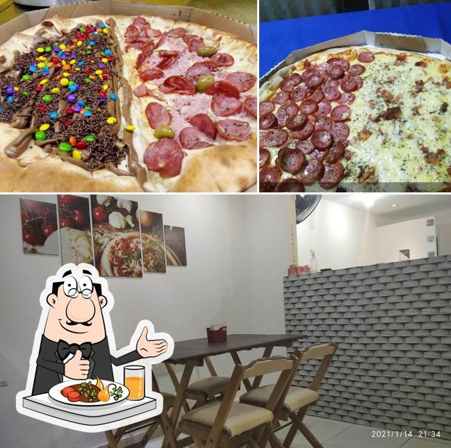 A foto do Lavínia Pizza Delivery’s comida e interior