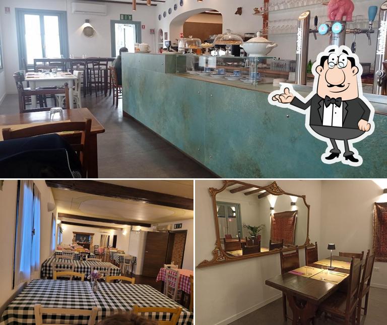 Gli interni di Pop Bistrot