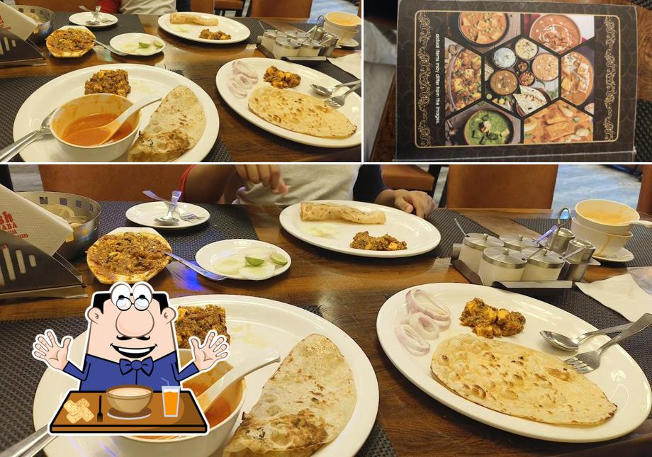 Food at New Santosh Dhaba, HT Road